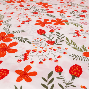 6PC Bộ Đồ Giường Đặt Bán Buôn Trong Kho Bán Lẻ Hoa In Bông Cảm Ứng Được Trang Bị Tấm Vua Kích Thước Tấm Ga Giường Với Gối Giá Thấp - Product Image 4