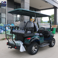 Voiturette de golf électrique CAMP 4 places, batterie lithium 72V, homologuée pour la route, pour les communautés hôtelières
