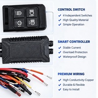 Faisceau de câblage de télécommande 12V compatible avec les phares, les feux antibrouillard, les feux de calandre et les feux auxiliaires pour voitures et motos