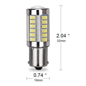 หลอดไฟ LED สัญญาณ Ba15s 1156 รุ่นใหม่ 12V 5730 33SMD สีแดง ขาว เหลือง สำหรับรถยนต์ ไฟถอย ไฟเบรก และอื่นๆ อุปกรณ์เสริมไฟรถยนต์ - Product Image 5
