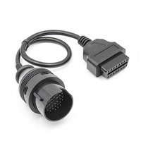OEM ODM-conector de 38 pines para coche, cable OBD2, color negro