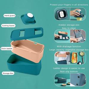 Coupe-légumes manuel 4 en 1 pour la cuisine, râpe multifonctionnelle, pour oignon, <span class=keywords><strong>tomate</strong></span>, pommes <span class=keywords><strong>de</strong></span> terre - Product Image 2