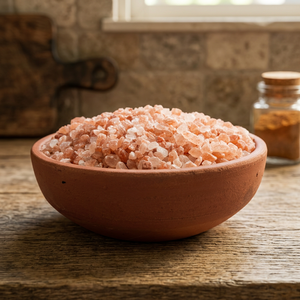 Sal de Roca Natural del Himalaya, Color Rosa Oscuro, Comestible, Sin Refinar, Sólida, Granulada, Premium, para Cocina y Uso en la Mesa, Bolsas de 25 kg - Product Image 1
