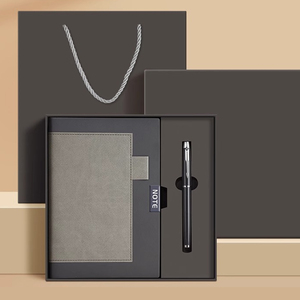 Journal épais à couverture flexible exquise avec porte-stylo Ensemble de cadeaux d'affaires pour l'obtention du diplôme et Noël pour les cadeaux du personnel - Product Image 4