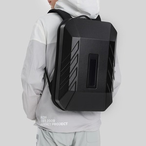 Sac à dos d'affaires multifonction pour hommes <span class=keywords><strong>Pc</strong></span> Hard Shell Laptop Bag Smart Cool Led Men USB Charging Anti-theft Waterproof Backpack - Product Image 6
