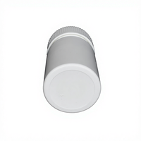 Bouteille en plastique HDPE blanche de 100 ml pour pilules, comprimés, capsules, vitamines, avec bouchon à vis CRC, en vente, haute qualité, logo personnalisé