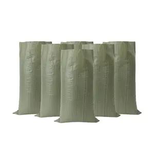 25 kg 50 kg özelleştirilmiş PP dokuma çuval çok renkli plastik poşetler kum unu tohumları depolama için sıcak satış