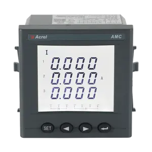 Acrel AMC96L-E4/KC Three Phase Four Wire Panel Power Meter with LCD Display for Low-voltage Power Distributing Cabinet