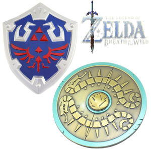 Vente en gros Légende Zelda Métal Modèle Jouet Lien Maître Épée Crépuscule Bouclier <span class=keywords><strong>Helia</strong></span> Pendentif Porte-clés - Product Image 1