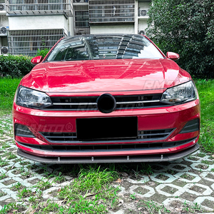 ชุดแต่งรอบคันสำหรับรถยนต์ VW Polo MK6 ปี 2018+  ดิฟฟิวเซอร์กันชนหน้า สปอยเลอร์กันชนหน้า  ลิปสปลิตเตอร์  ฝาครอบป้องกัน  อุปกรณ์ตกแต่งรถยนต์ - Product Image 3