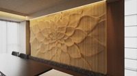 Revêtement mural en panneaux CNC paramétriques, façade décorative à motifs 3D pour la rénovation extérieure des bâtiments