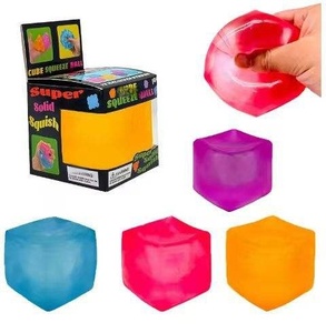 Neoh Squishy Ice Cube, Pelota Antiestrés, Juguetes Sensoriales, Cubo de Descompresión Cuadrado, Juguete para Apretar y Aliviar el Estrés - Product Image 1