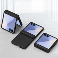 Coque pliable anti-empreintes digitales pour Samsung Galaxy Z Flip 8 7, protection de la charnière, couverture complète, antichoc, en verre trempé