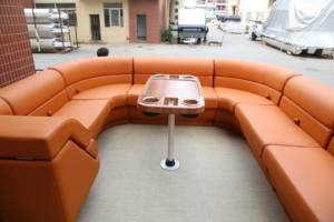 Yacht de luxe 2025 de 30 pieds à double pont, avec <span class=keywords><strong>bar</strong></span> et canapé en aluminium sur mesure, capacité de 13 personnes, fabriqué à la main pour les excursions sur le lac - Product Image 4