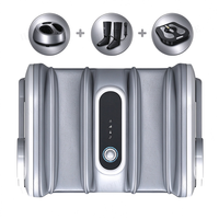 Masseur électrique 3-en-1 pour mollets, bras, pieds et jambes avec chaleur, pétrissage et compression d'air pour usage domestique – Appareil de beauté pour les jambes