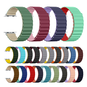 <span class=keywords><strong>Precio</strong></span> de fuente RYB correas de silicona magnéticas invertibles correa de reloj Reversible para <span class=keywords><strong>Apple</strong></span> <span class=keywords><strong>Watch</strong></span> <span class=keywords><strong>Series</strong></span> <span class=keywords><strong>7</strong></span> 6 5 SE - Product Image 2