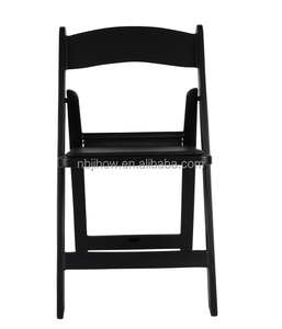 راتنج أسود مبطن مقعد درجة تجارية للأماكن الداخلية والخارجية لتناول الطعام الفناء مطعم حديقة الشاطئ حفلات الزفاف - Product Image 3