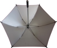 Parapluie de poussette de bébé d'inclinaison réglable de protection UV de cadre en acier enduit d'argent de couleur pourpre de 17 pouces * 6k nouveau Design OEM/ODM