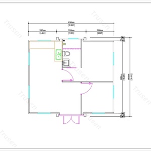 Meilleure Offre : <span class=keywords><strong>Appartement</strong></span> Modulaire Préfabriqué Entièrement Meublé en Conteneurs Démontables avec Excellente Résistance au Feu - Product Image 2