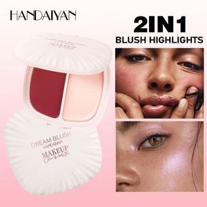 HANDAIYAN Paleta de Maquillaje Multiusos de 6 Colores, Textura Suave Natural, Iluminador en Gel, Polvo, Rubor, Cosméticos Faciales - Product Image 2