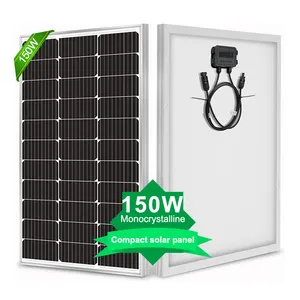 China Fabriek Solar Pv Leveranciers Goedkope Huis Zonne-Energie Prijs 12V Monokristallijn Zonnepaneel Fotovoltaïsche Voor Off-Grid Zonnestelsel