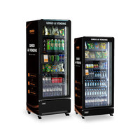 Distributore Automatico di Caffè Commerciale Qingo Smart con Capacità di 428L, Display Touchscreen, Gestione Basata su Cloud, SDK UVend Light