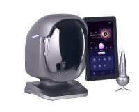 Analizador de Piel Comercial X3Pro, Prueba de Uniformidad del Protector Solar, 4 Modos de Comparación, Analizador de Piel y Cuero Cabelludo 3D con IA, Escáner Facial Inteligente