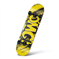 Skateboard complet Maple Double Kick à 4 roues pour débutants, adultes, adolescents, garçons, filles - Vente en gros