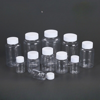 Flacon de pilules en PET de forme ronde pour produits pharmaceutiques, 15 ml à 500 ml, flacon en plastique pour médicaments, vitamines et compléments alimentaires