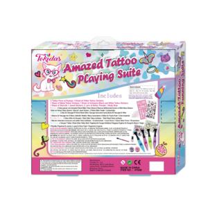 Las niñas componen el cuerpo tatuaje pegatinas adolescente ecológico tatuaje sello maquillaje regalo conjunto para fiesta niños maquillaje tatuaje bolígrafos - Product Image 4