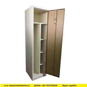 Armario de Dormitorio, Armario de Una Puerta para Apartamento, Armario de Metal de Acero, Armario Estrecho, Armario con Ruedas, W450 X D500 X H1800 - Product Image 3