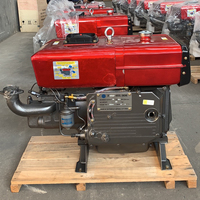 Moteur diesel monocylindre refroidi par eau Tengka ZS1125 22HP 4 temps à démarrage manuel pour l'agriculture, certifié CE