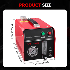 Analyseur de fumée de moteur de voiture Podofo pour détecteur de fuite Testeur de voiture Camions Outil de diagnostic portable Pression d'air - Product Image 5