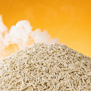 LOVECAT 7L 2,4 kg Aroma de leche China suministrado de fábrica de alta calidad Lovepet Tofu mezcla de yuca 2,0mm Arena de gato - Product Image 6