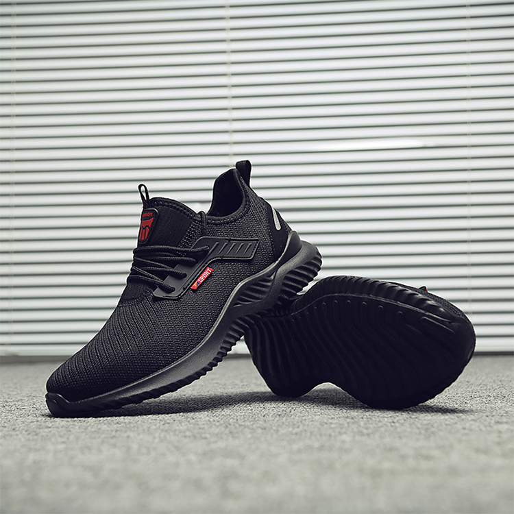 Дешевые модные мужские дышащие кроссовки, защитная спортивная легкая защитная обувь для работы