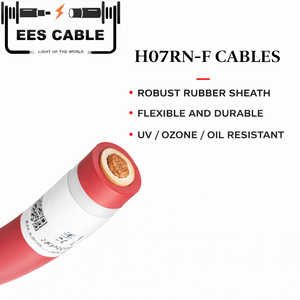 Cable de Goma VDE de 1 Núcleo H07RN-F, Cable H05RN-F H07RN-F SJTOW SEOOW SJEOOW 1G0.75-1G240mm2 H07RNF para <span class=keywords><strong>Europa</strong></span>, Portugal - Product Image 1