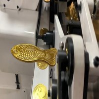 Machine d'emballage de chocolat en feuille d'aluminium en forme de poisson, haute vitesse, entièrement automatique, personnalisée