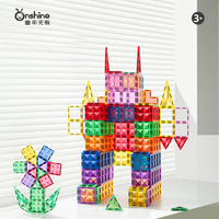 Onshine - Baldosas Magnéticas Coloridas de 5 cm, Baldosas de Construcción de Diamantes 3D para Niños, Certificadas por ASTM, CPC, CE y EN71