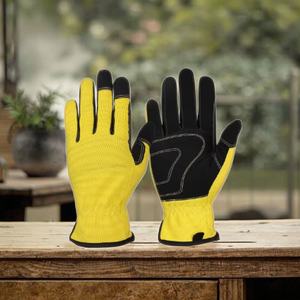 โรงงานผลิตถุงมือเพื่อความปลอดภัยตามหลักสรีรศาสตร์แบบขายส่ง ปรับแต่งได้ รองรับหน้าจอสัมผัสอเนกประสงค์ บุโฟม หนังสังเคราะห์ - Product Image 1