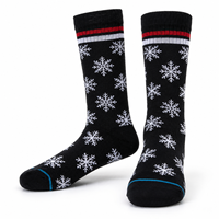 Chaussettes de ski respirantes en laine mérinos, compression graduée, amorties, anti-humidité, antibactériennes, logo personnalisé, OEM, échantillon gratuit