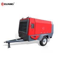 Compresseur d'air portatif de vis d'extraction de moteur diesel d'Elang 8bar 400cfm avec le marteau de cric