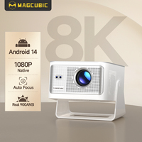 Proyector Portátil Mini LED LCD Magcubic HY350 Max, Nuevo Modelo 2026, Gran Venta, Resolución Nativa 1080P, Compatible con 8K y 4K, Cine en Casa y Exteriores