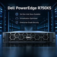 Serveur de bureau original R750XS 2U Rackmount 2-Socket 3ème génération Intel Xeon Scalable PC d'entreprise