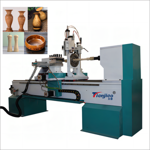<span class=keywords><strong>Routeur</strong></span> CNC TJ-1530ATC pour la fabrication de bols et de tasses en bois avec contrôle PLC Mach3 NC Studio et broche de 4,5 kW - Product Image 1