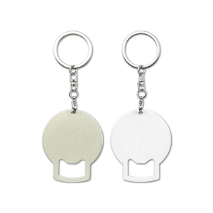 Personalizzato natale angelo e portachiavi personalizzato sublimazione spazi vuoti per il nuovo anno alla moda apribottiglie Idea regalo - Product Image 6