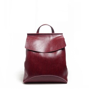 <span class=keywords><strong>Zaino</strong></span> Versatile in Vera <span class=keywords><strong>Pelle</strong></span> di Vacchetta, Borsa Multifunzionale da <span class=keywords><strong>Donna</strong></span> con Chiusura a Coulisse, Manico Morbido e Fodera in Nylon - Product Image 3