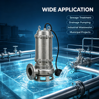 Pompe submersible à haute pression 11 kW 15 CV en acier inoxydable 460 V pour l'égouttage des mines, la pompage de boues et de sels pour usage industriel