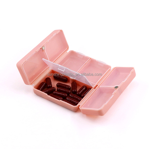 SUNSHING Foldable Pill <b>Container</b> for Travel <b>Tablet</b> Box Weekly Medication Case Daily Pill Organizer Portable Supplements Holder - Product Image 3