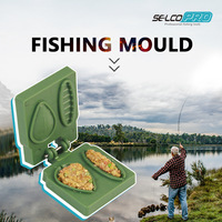 Presse à appâts professionnelle verte, mini moule de pêche, distributeur d'appâts DIY, accessoires de pêche à la carpe