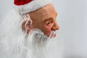 <span class=keywords><strong>หน้ากาก</strong></span>ซานต้าคริสต์มาสทำจากยางลาเท็กซ์ พร้อมหมวกซานต้าสีแดงและเครา <span class=keywords><strong>ชุด</strong></span><span class=keywords><strong>หน้ากาก</strong></span>สวมศีรษะ อุปกรณ์ประกอบฉากสำหรับงานปาร์ตี้<span class=keywords><strong>แฟนซี</strong></span>และงานสวมหน้ากาก - Product Image 5